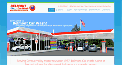 Desktop Screenshot of belmontcarwash.net